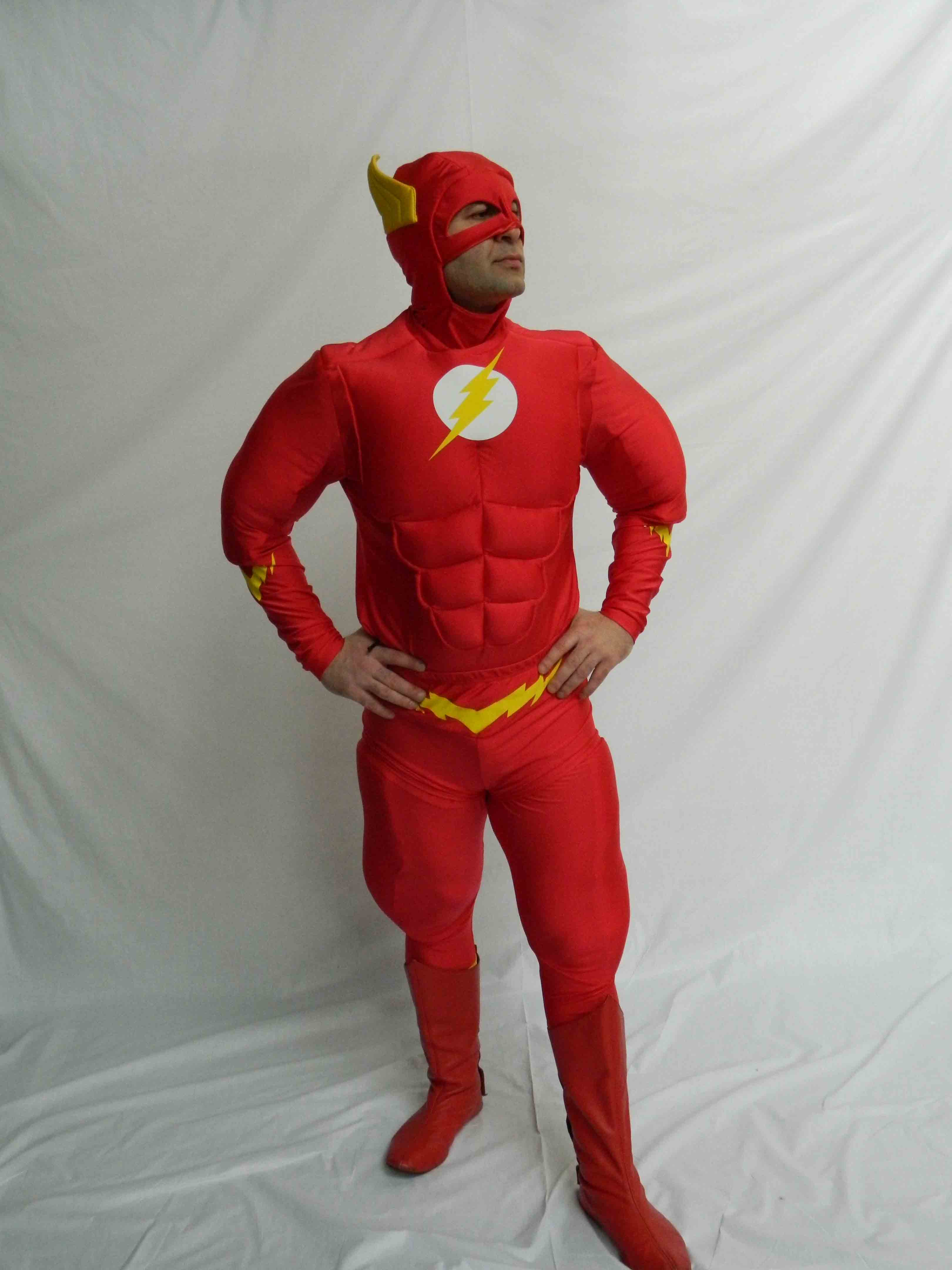 ILOVEFANCYDRESS Kinder Muscle Chest Top – Superhero-Kostüm Mit Definierten Muskeln, Langen Ärmeln Für Jungen Und Mädchen